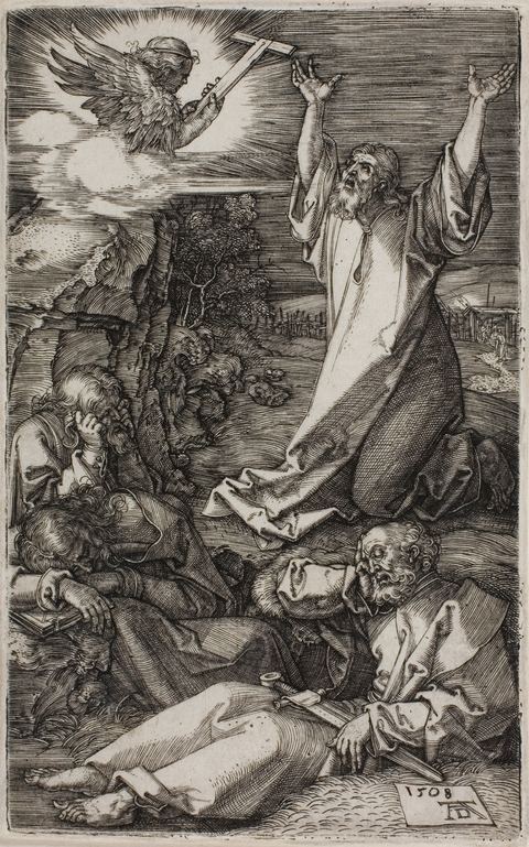 The Agony in the Garden, engraving by Albrecht Dürer