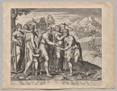 The Seed Finding Good Earth, engraving by Philip Galle