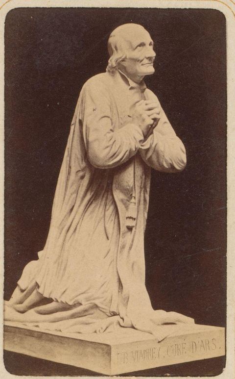 Statue of St. John Vianney, the Curé of Ars, photograph