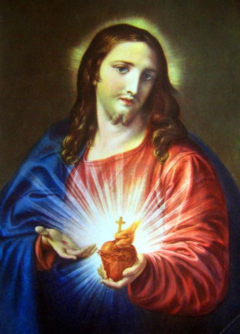 The Sacred Heart of Jesus, painting by Pompeo Batoni