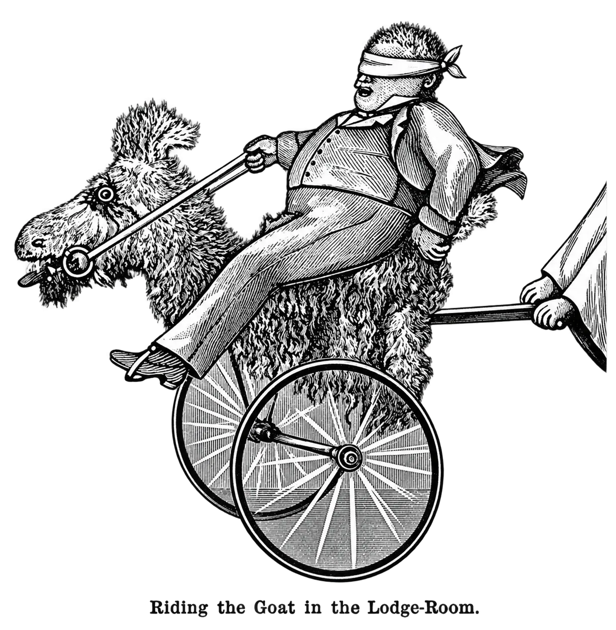Figure: Riding the Goat in the Lodge-Room.