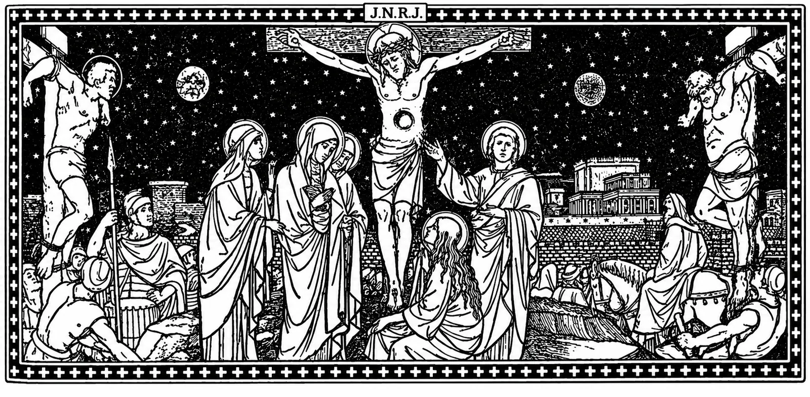 Illustration: The Crucifixion.