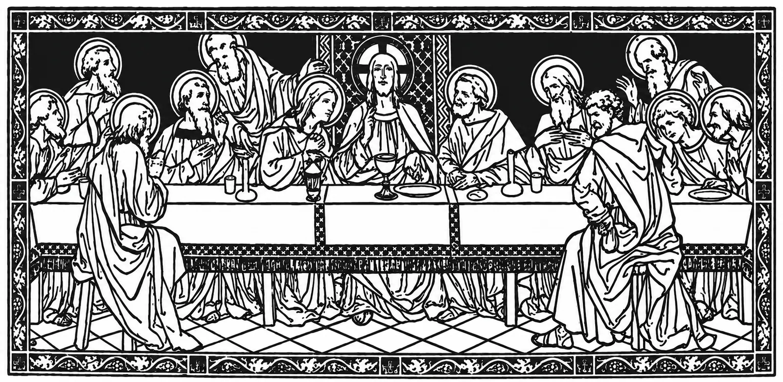 Illustration: the Last Supper.