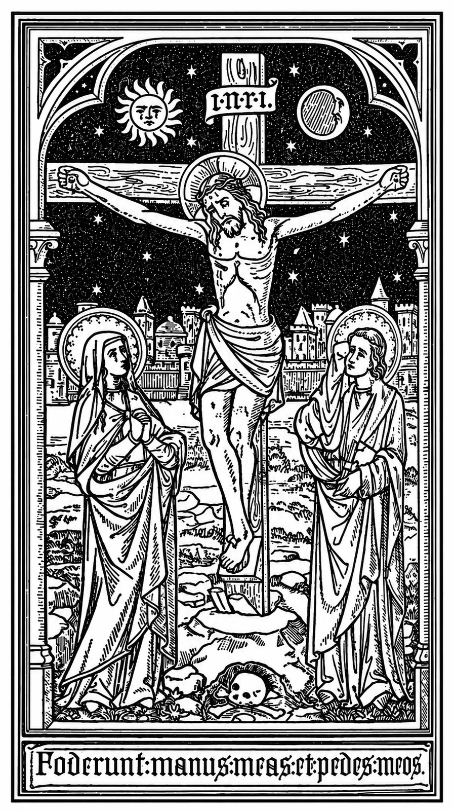Illustration: The Crucifixion.