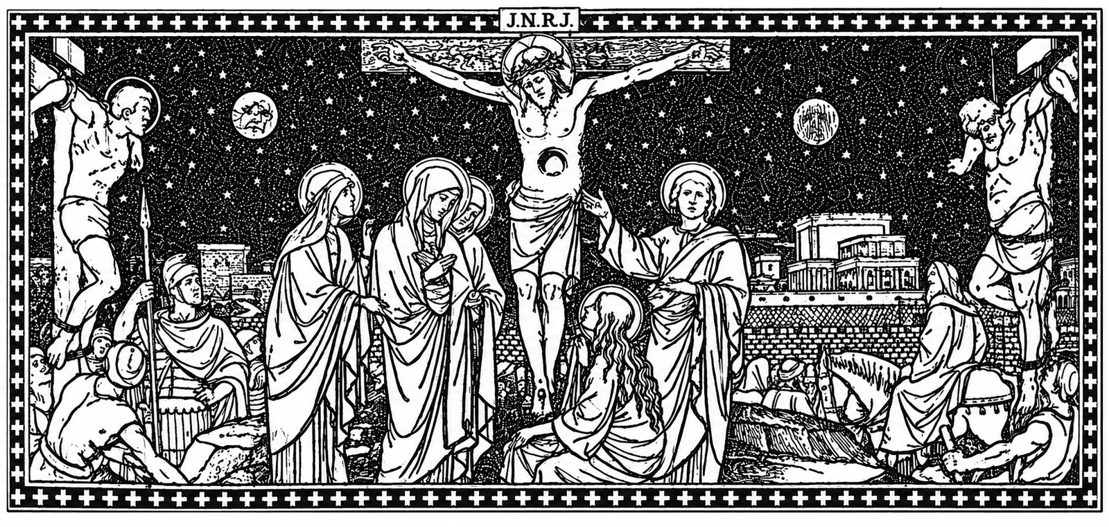 Illustration: The Crucifixion.