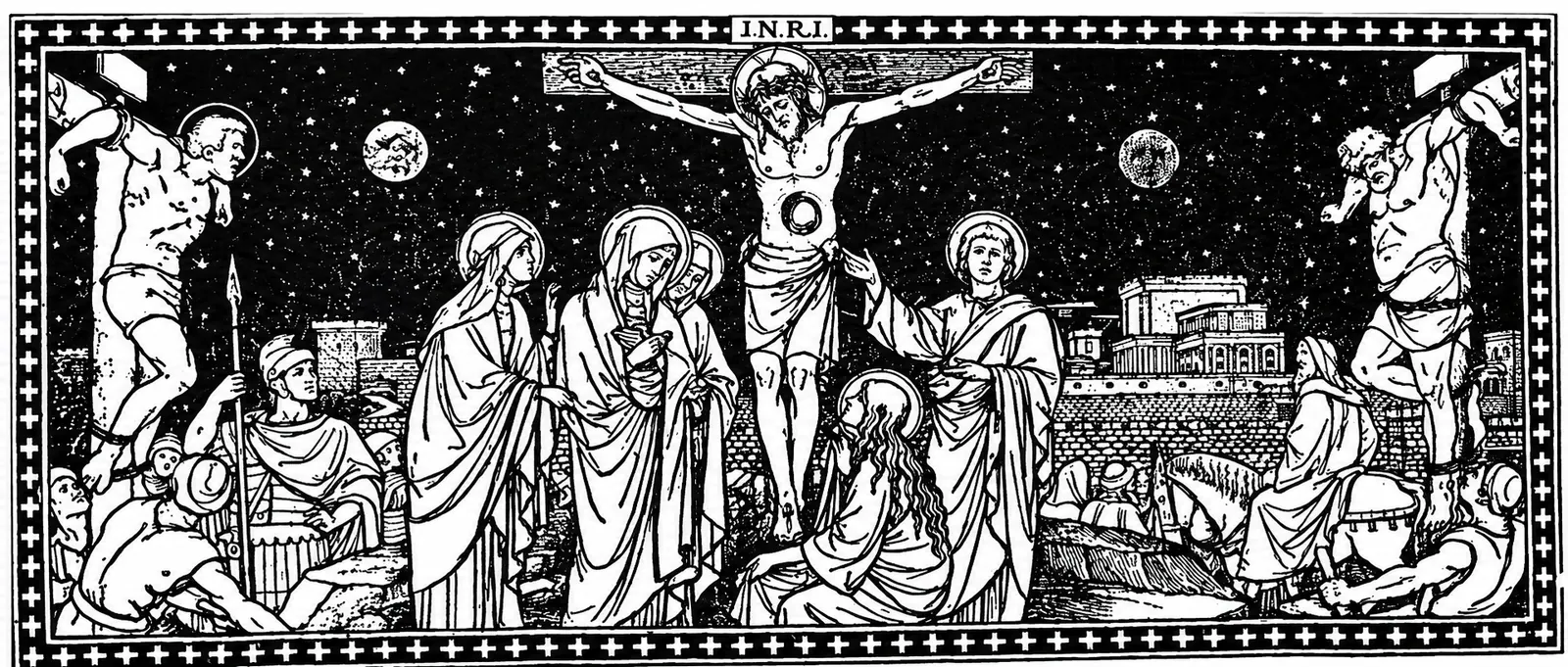 Illustration: The Crucifixion.