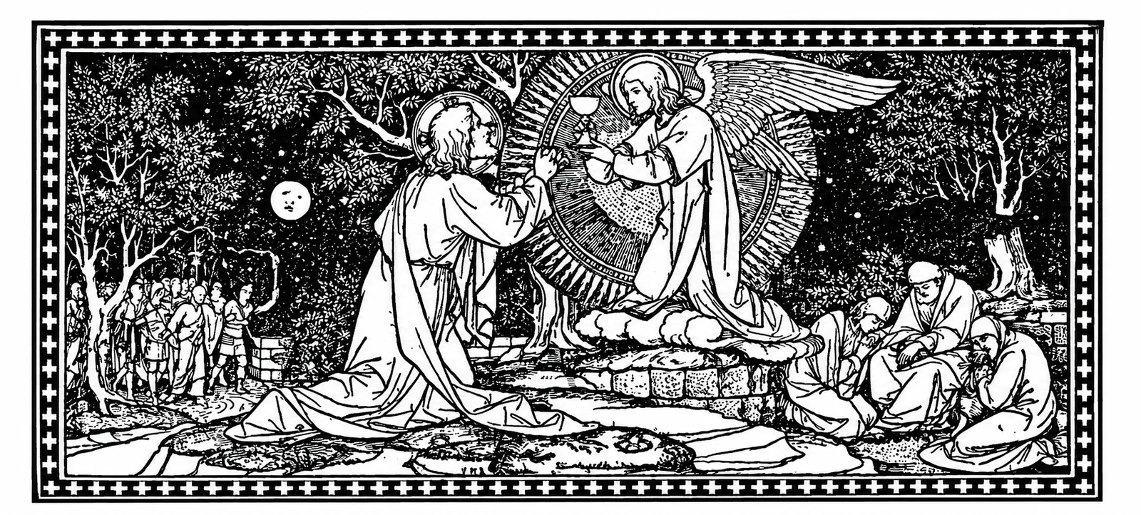 Illustration: The Agony in the Garden.