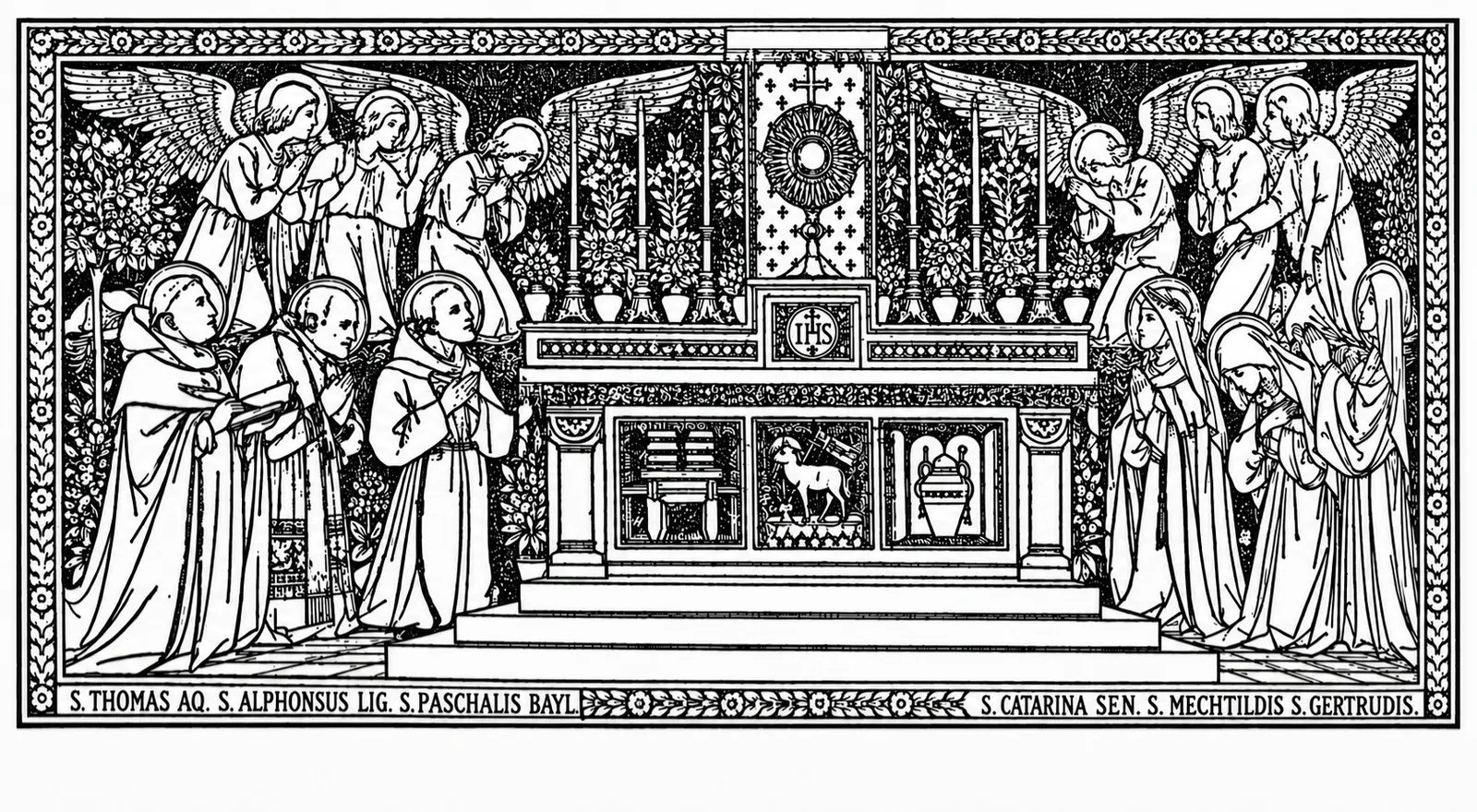 Illustration: The Consecration at the altar.